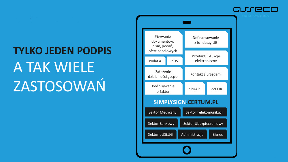 certyfikat kwalifikowany SimplySign CERTUM — 3 lata ważności